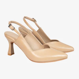 tacón beige